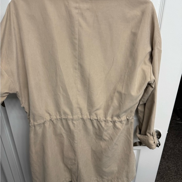 Jack by BB Dakota Tan Jacket Microsuede Draped Collar. Size Medium. So soft - Picture 8 of 9